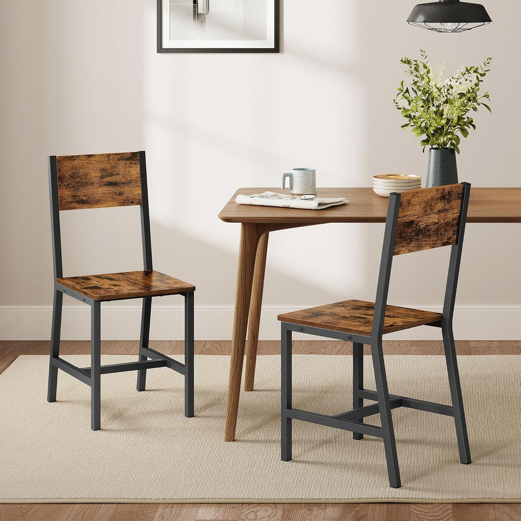 VASAGLE Set of 2 Dining Chair LDC092B01V1