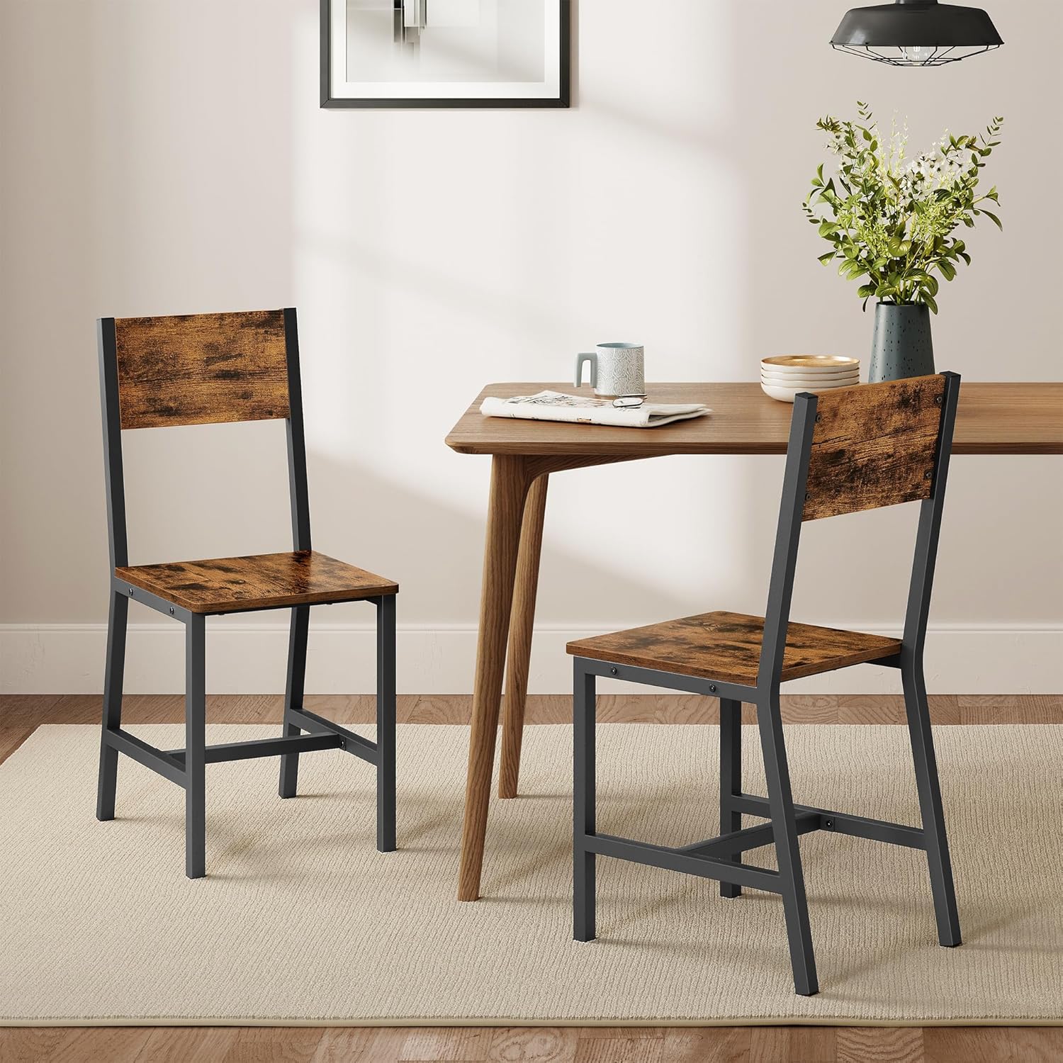 VASAGLE Set of 2 Dining Chair LDC092B01V1