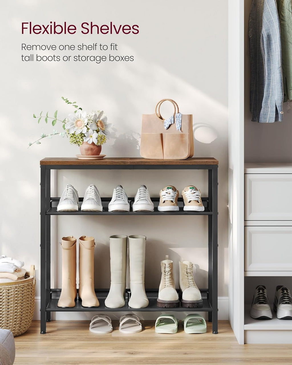 VASAGLE Shoe Rack LBS040B01