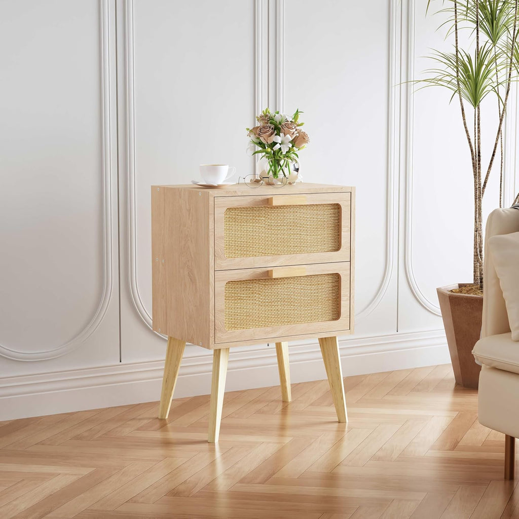 Rattan Side Table