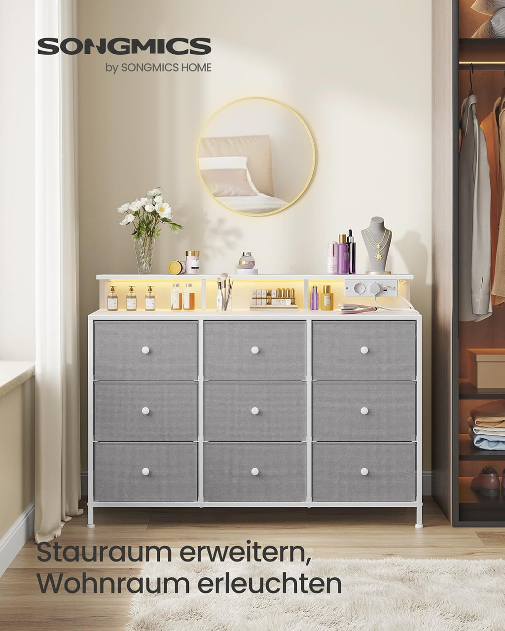 SONGMICS Chest of Drawers LTS519G01
