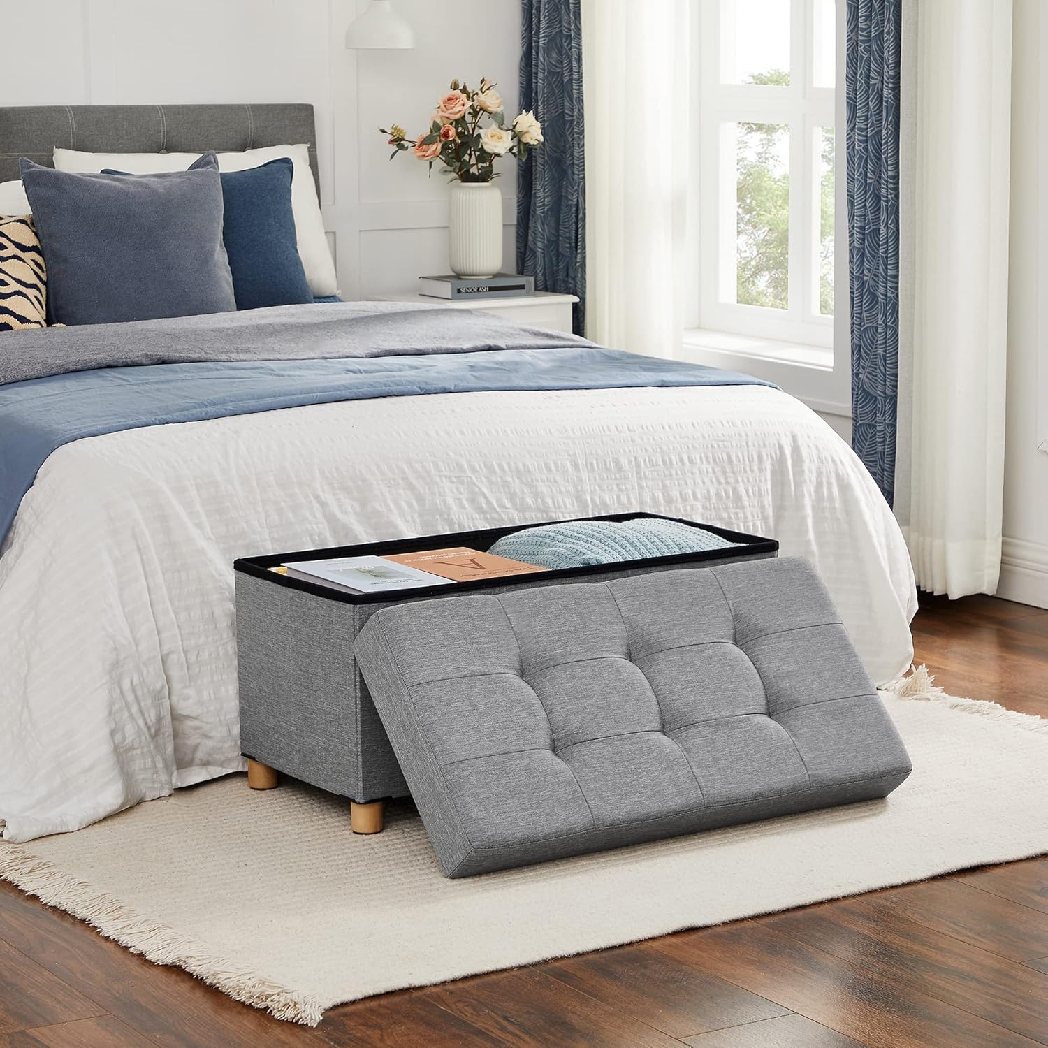 SONGMICS Storage Bench LSF16GYX