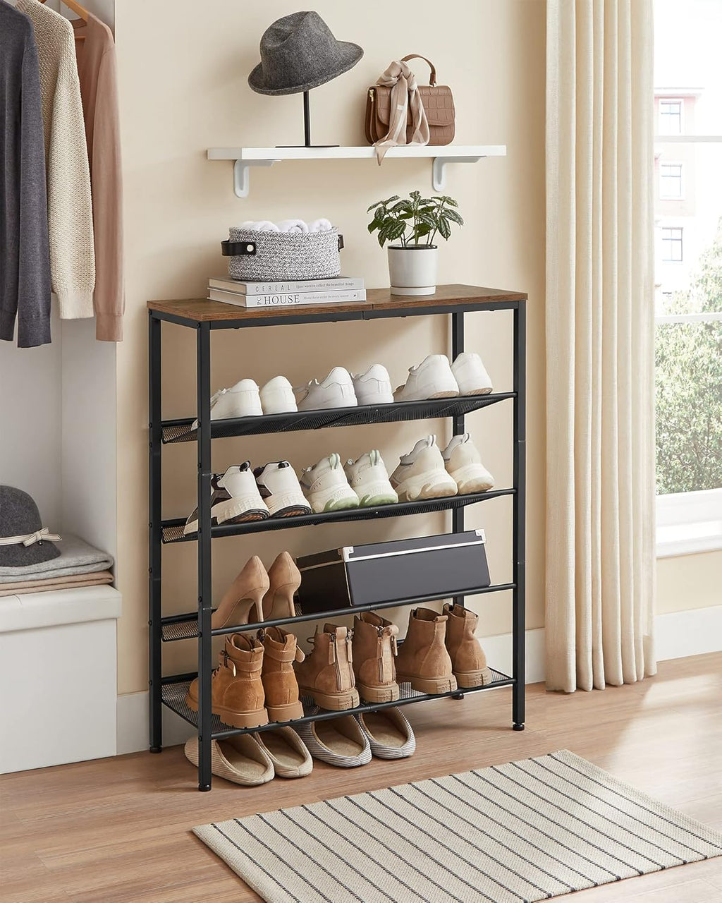 VASAGLE Shoe Rack LBS038B01