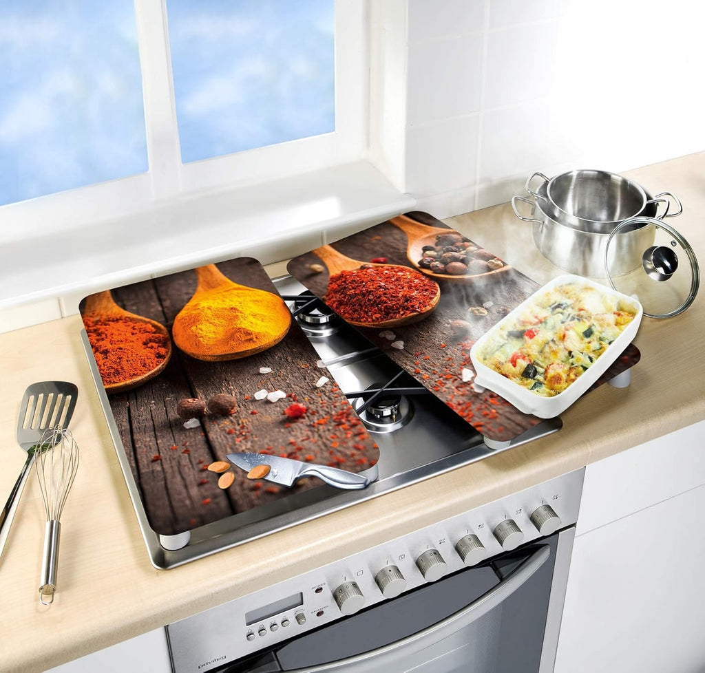 WENKO Set of 2 Glass Hob Protection