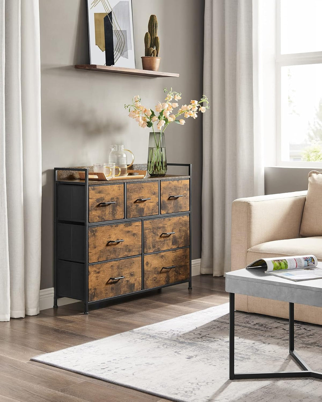 SONGMICS Chest of Drawers LTS137B01