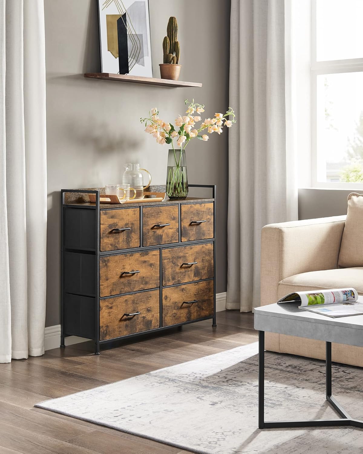 SONGMICS Chest of Drawers LTS137B01