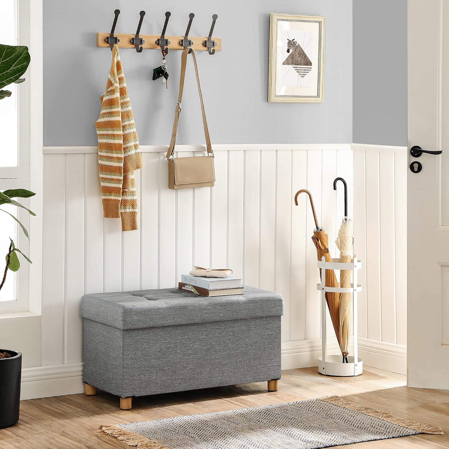 SONGMICS Storage Bench LSF16GYX