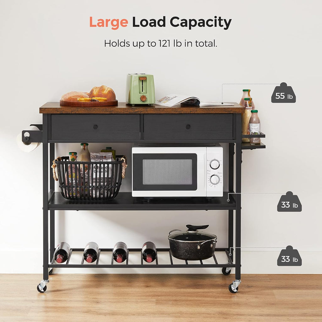 VASAGLE Kitchen Cart KKI003B01