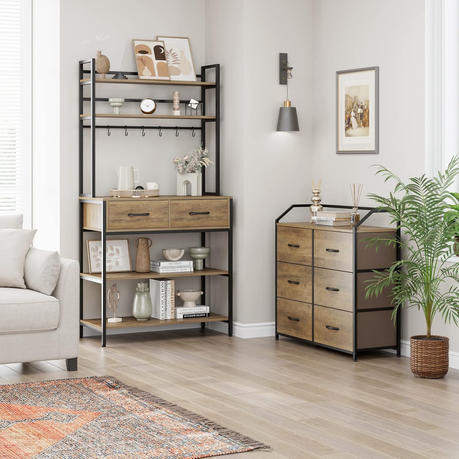 Kitchen Rack with 5 Shelves