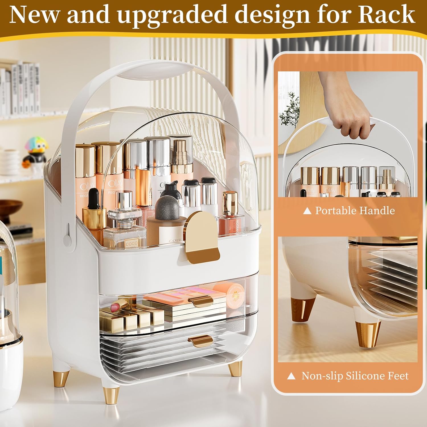 3 Layers Makeup Organizer