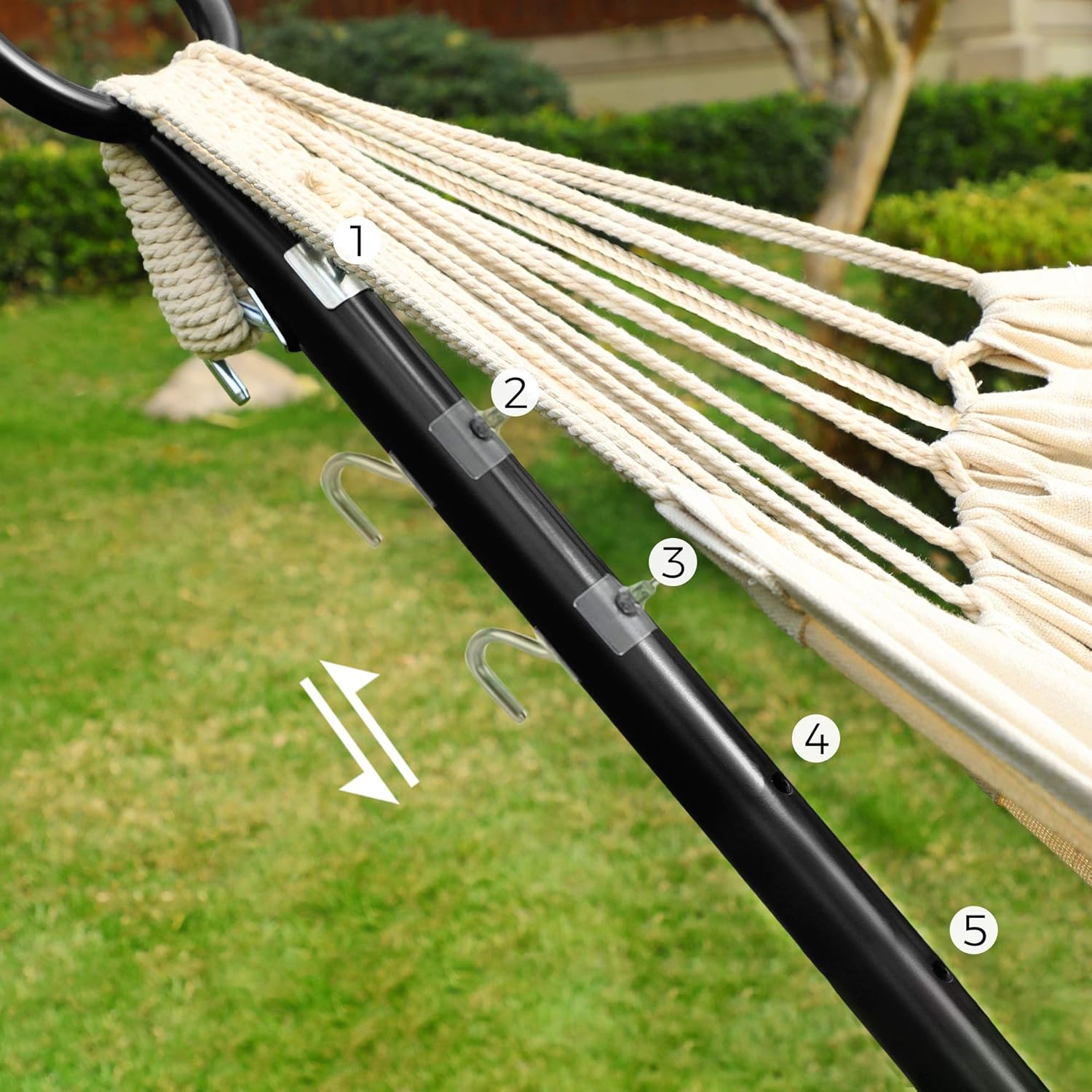 SONGMICS Hammock with Stand GHS001M01