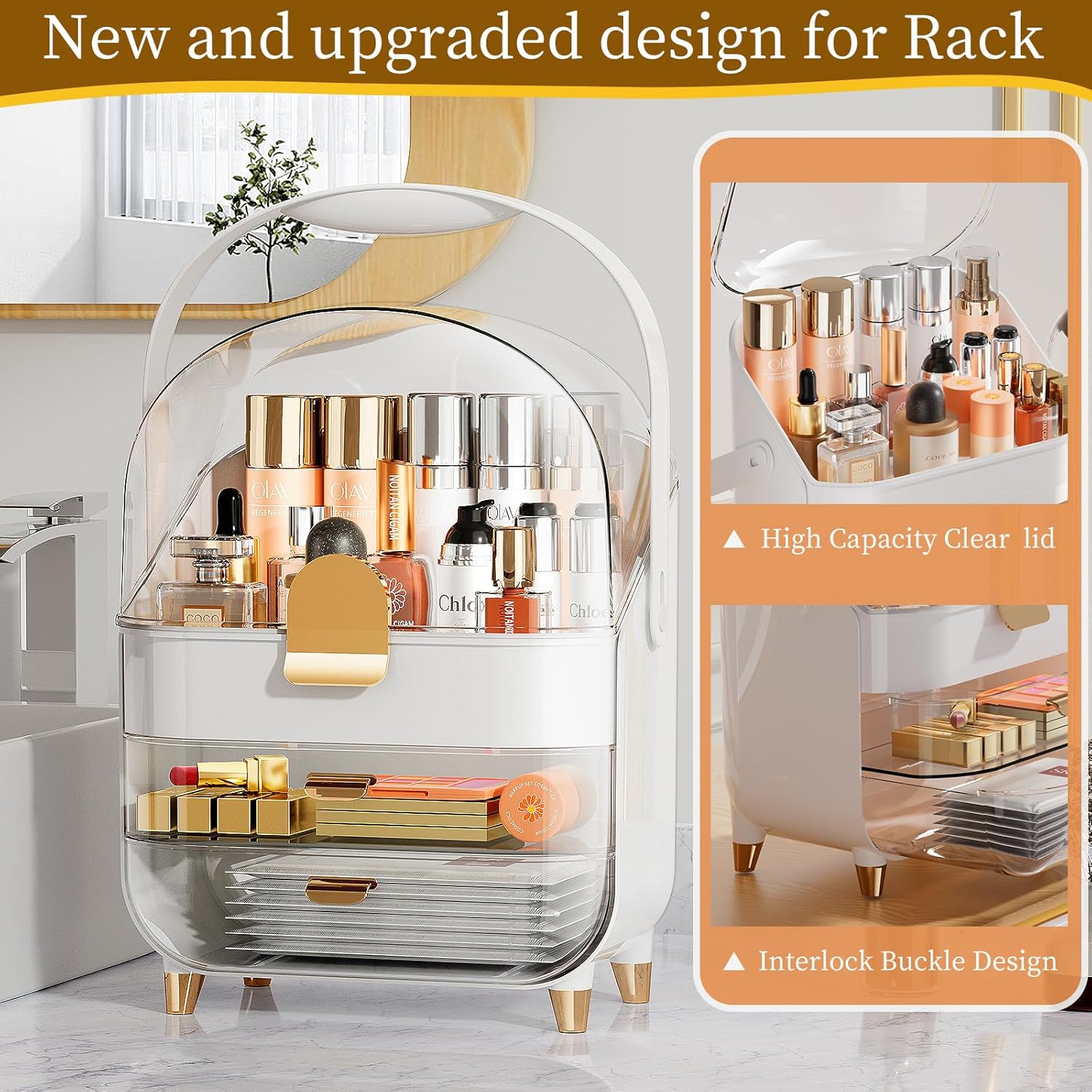 3 Layers Makeup Organizer