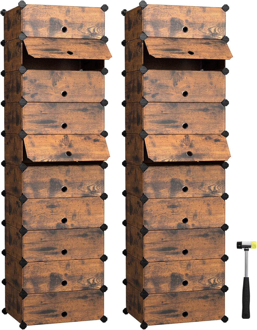 SONGMICS Interlocking Shoe Rack LPC010A01