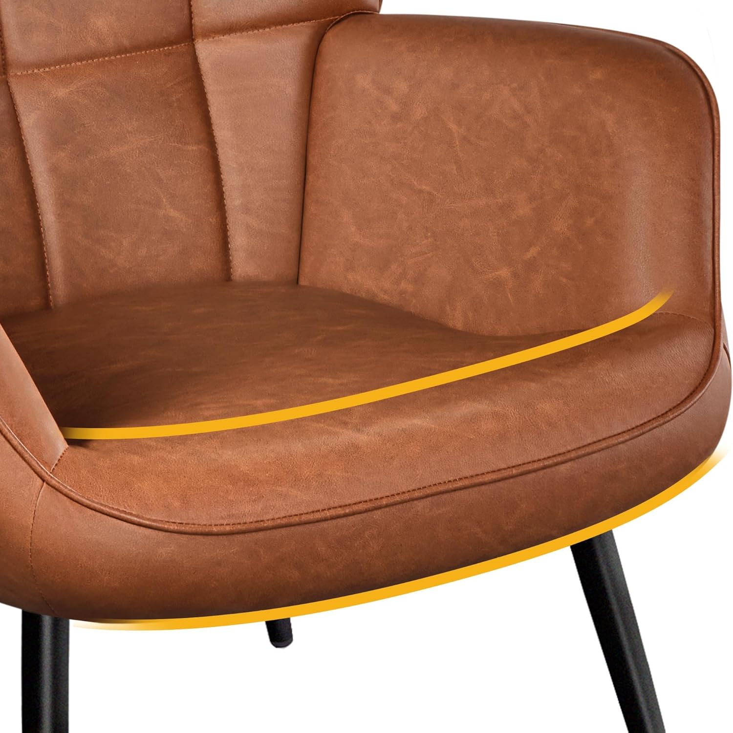 Yaheetech PU Leather Armchair