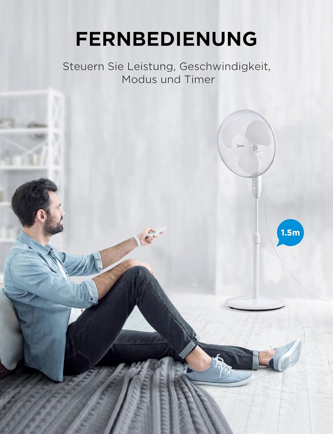 Midea Pedestal Fan