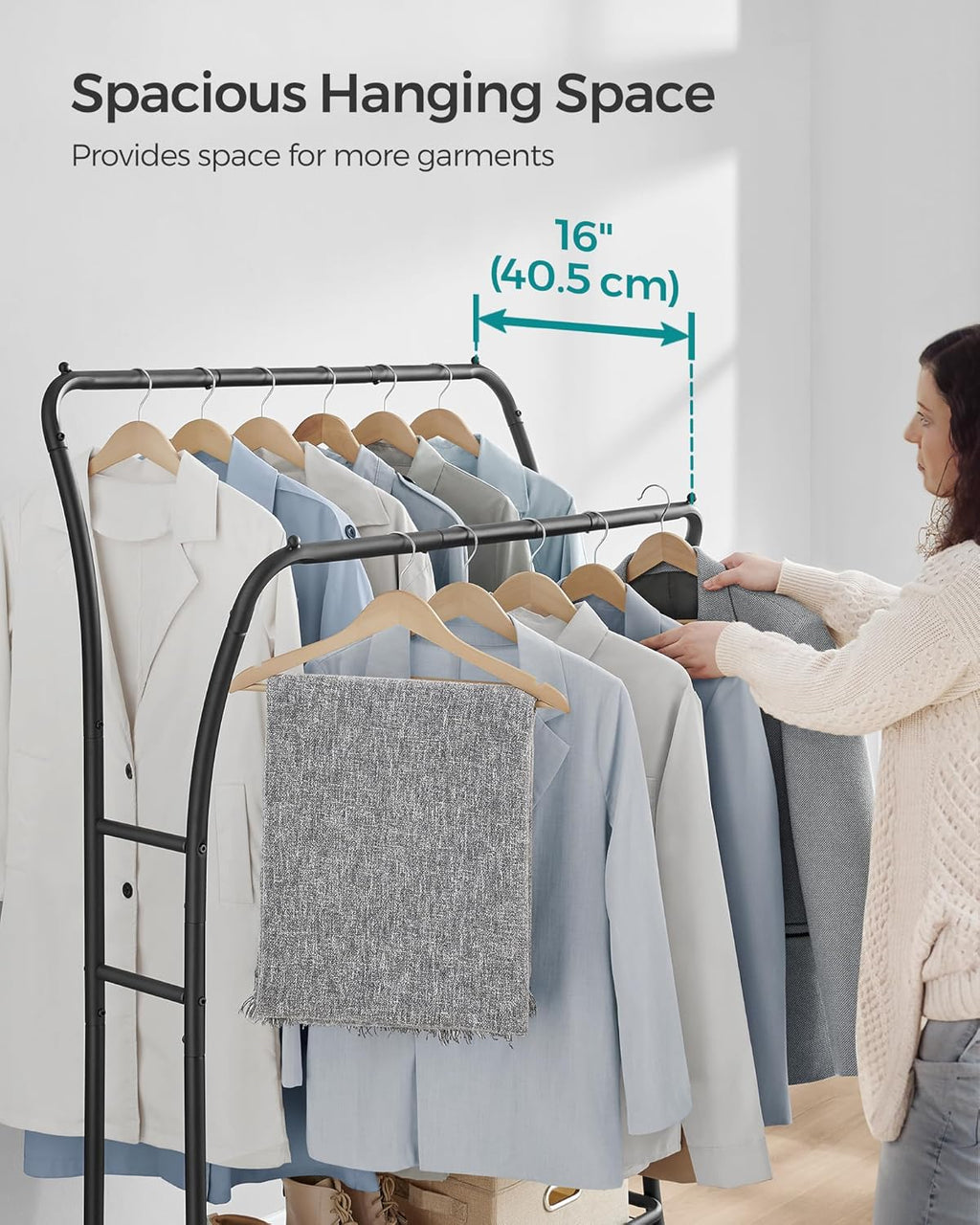 SONGMICS Clothes Rail HSR109B01