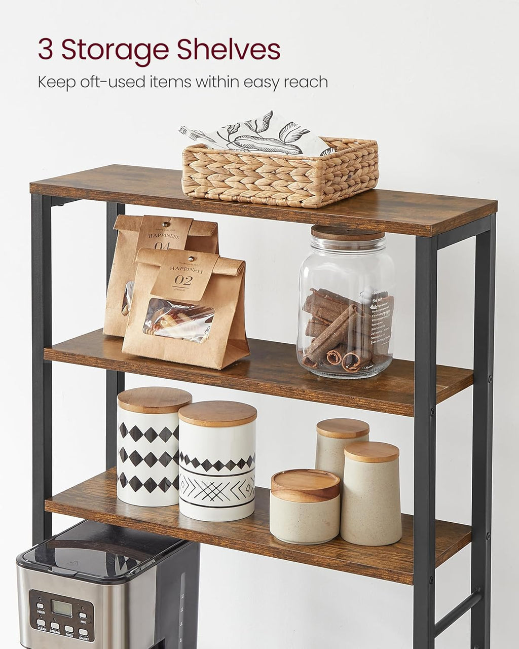 VASAGLE Kitchen Storage Rack KKS024B01