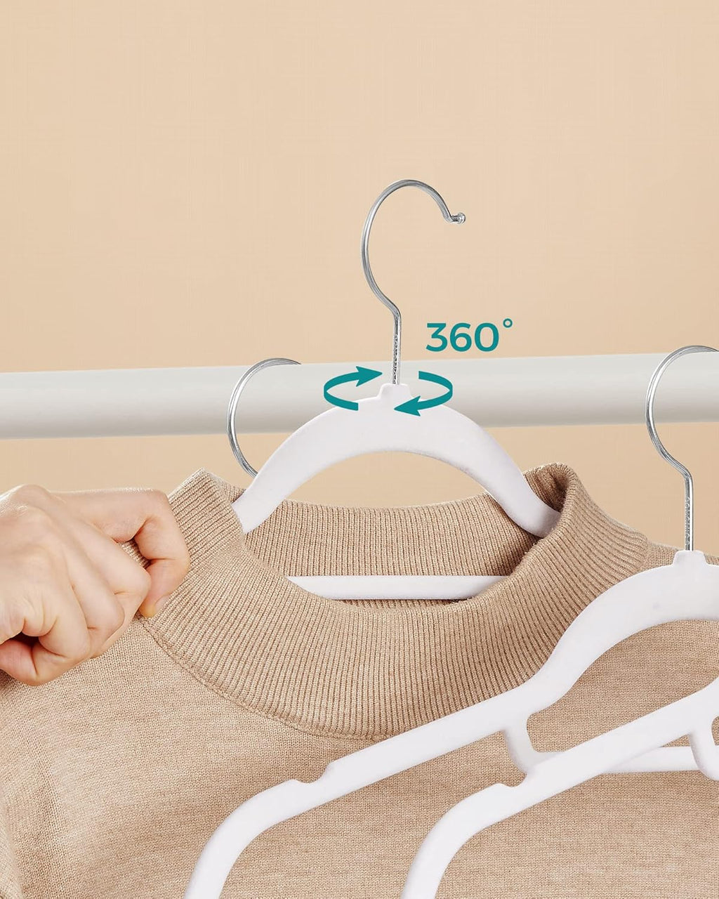 SONGMICS Velvet Hanger CRF020W02