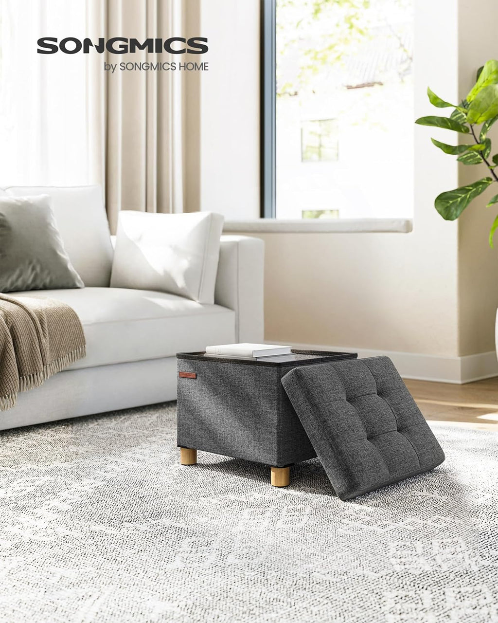 SONGMICS Bench Stool LSF012B11