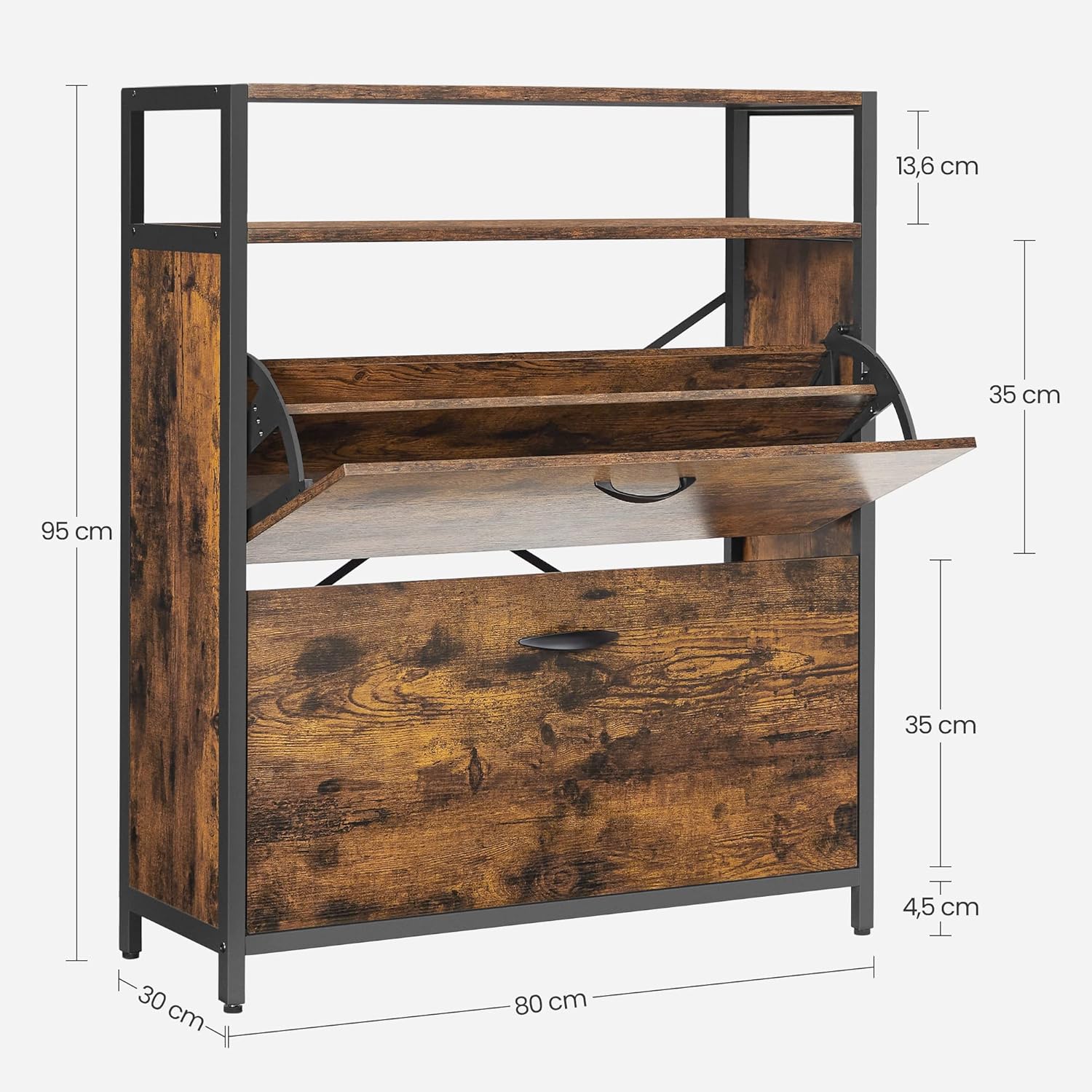 VASAGLE Narrow Shoe Cabinet