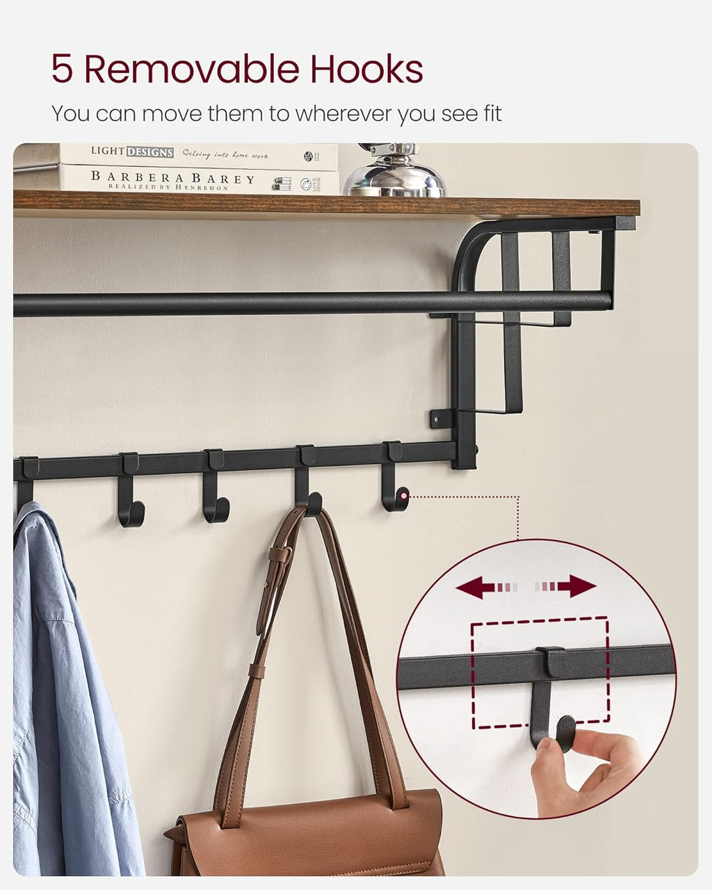 VASAGLE Coat Rack LCR102B01