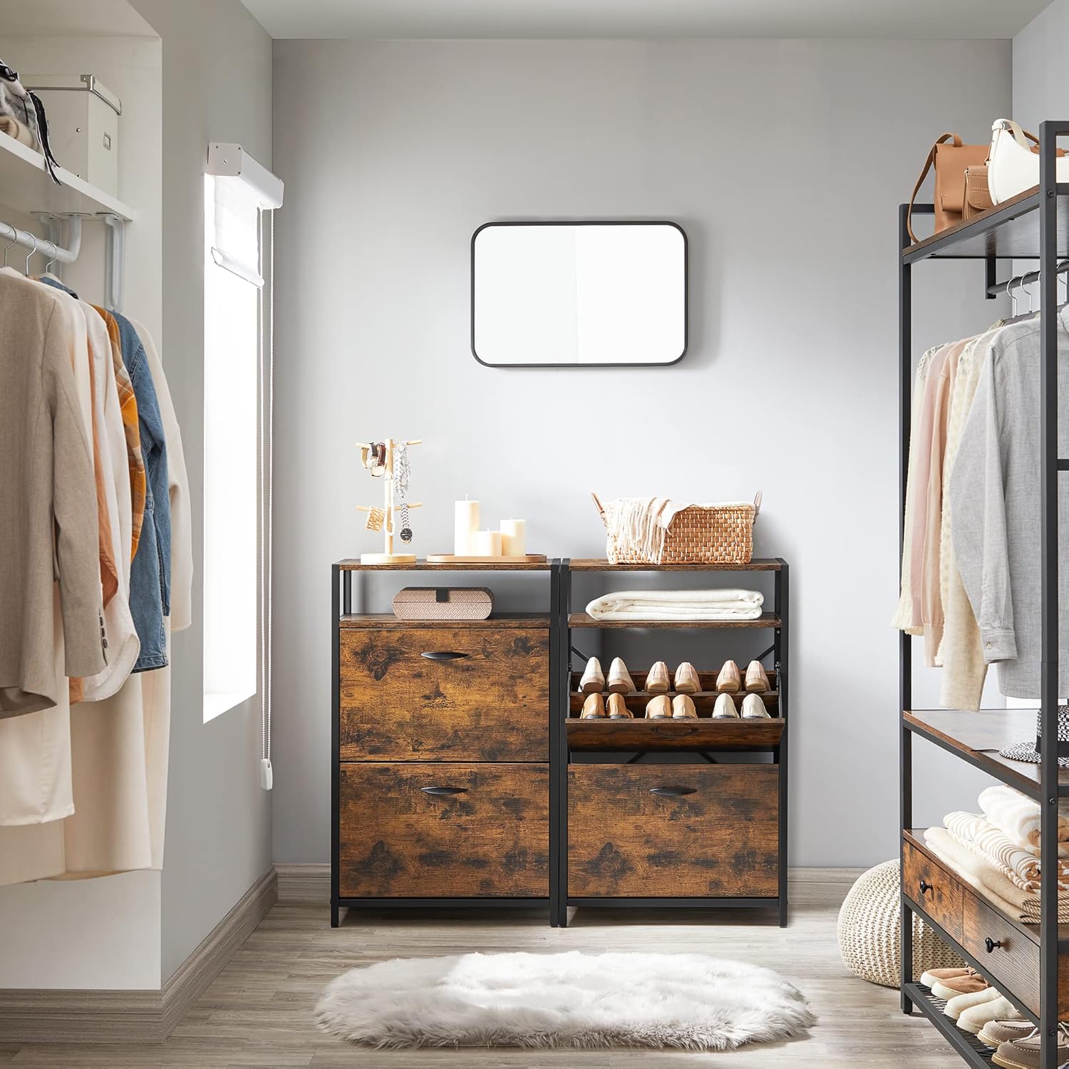 VASAGLE Shoe cabinet LBS801B01