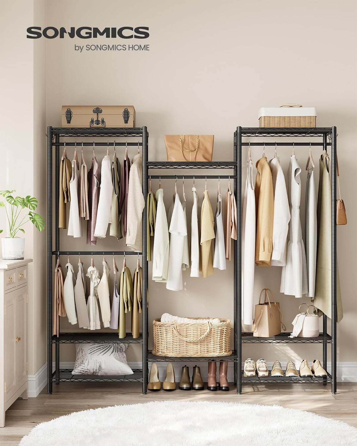 SONGMICS Clothes Rack LGR431B01