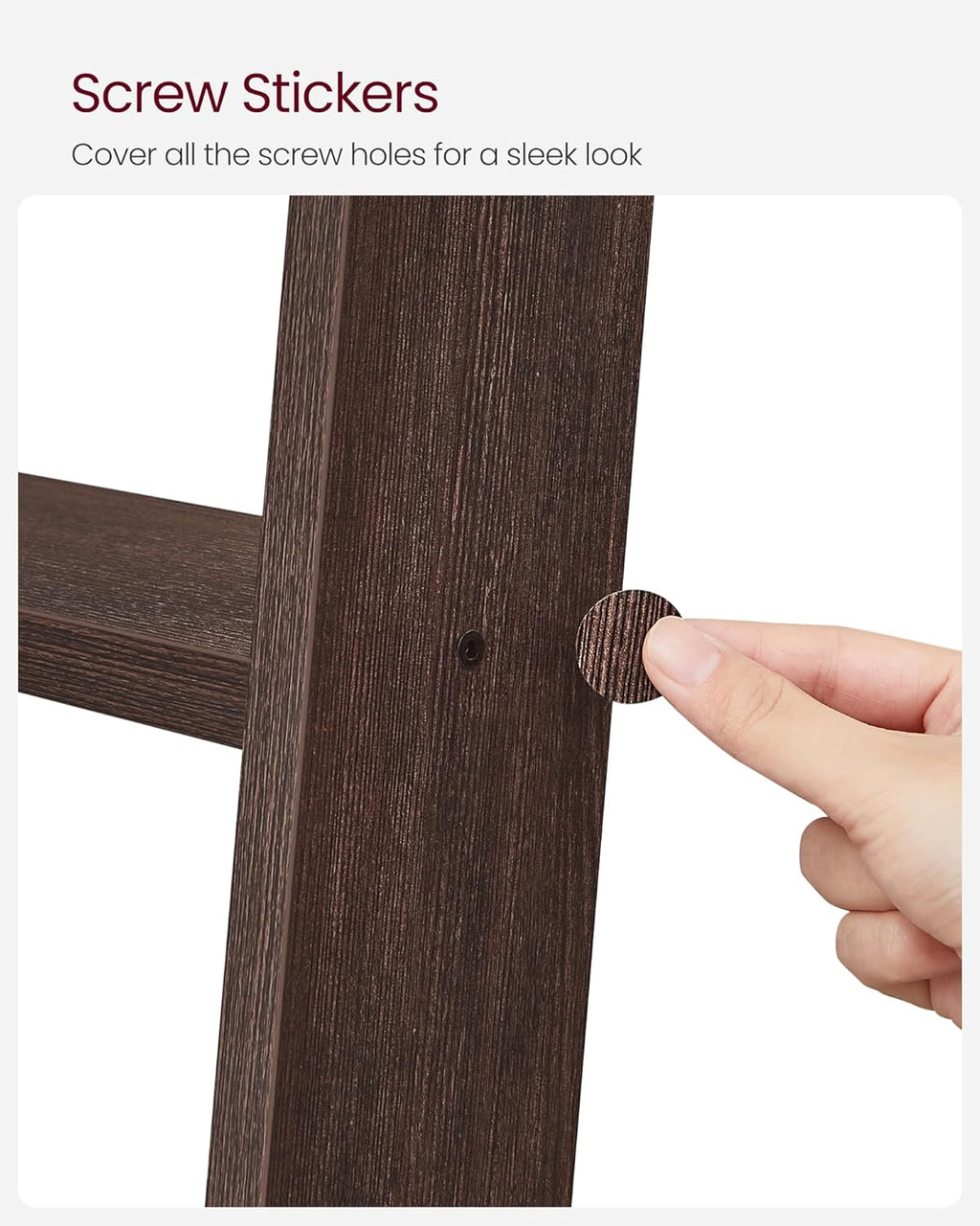 VASAGLE 5-Tier Ladder Shelf LLS018T51