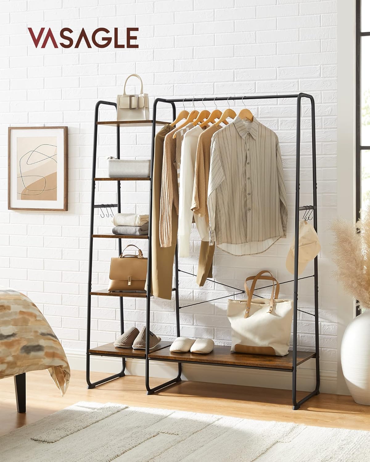 VASAGLE Clothes Rail RGR116B01