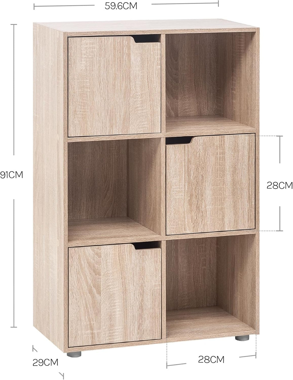WOLTU Bookcase for living room