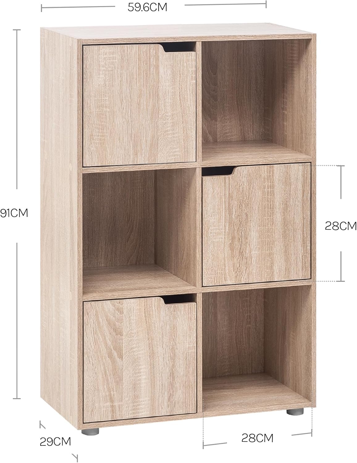 WOLTU Bookcase for living room