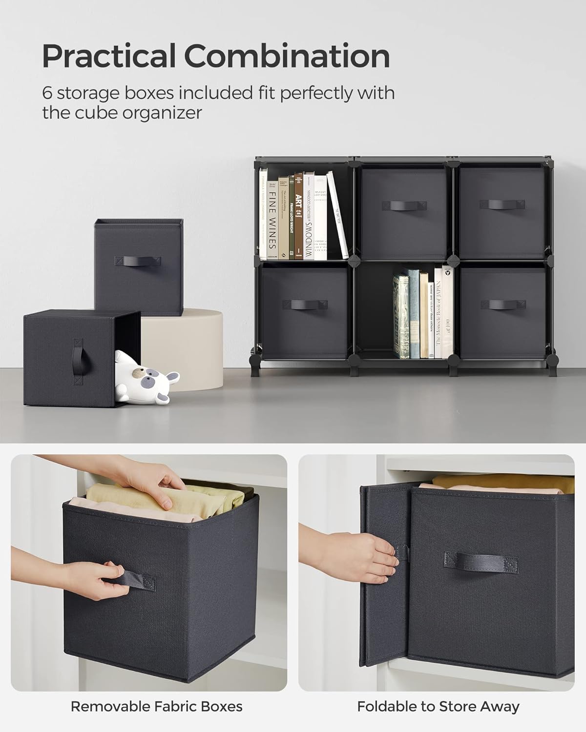 SONGMICS Cube Storage Organizer LPC062B01