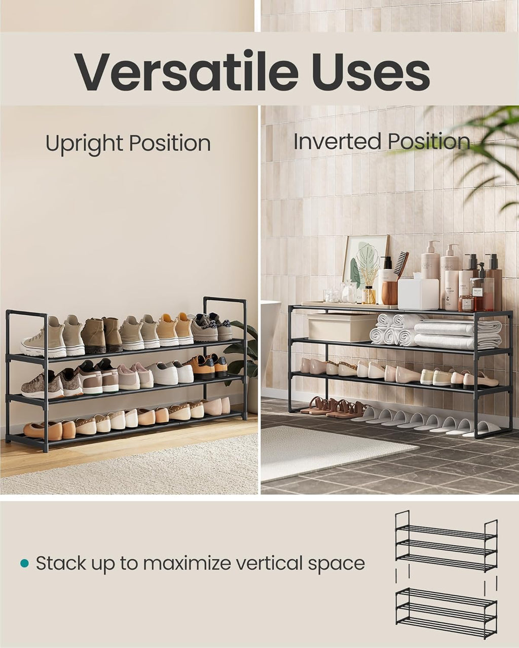 SONGMICS Shoe Rack LSA033B01