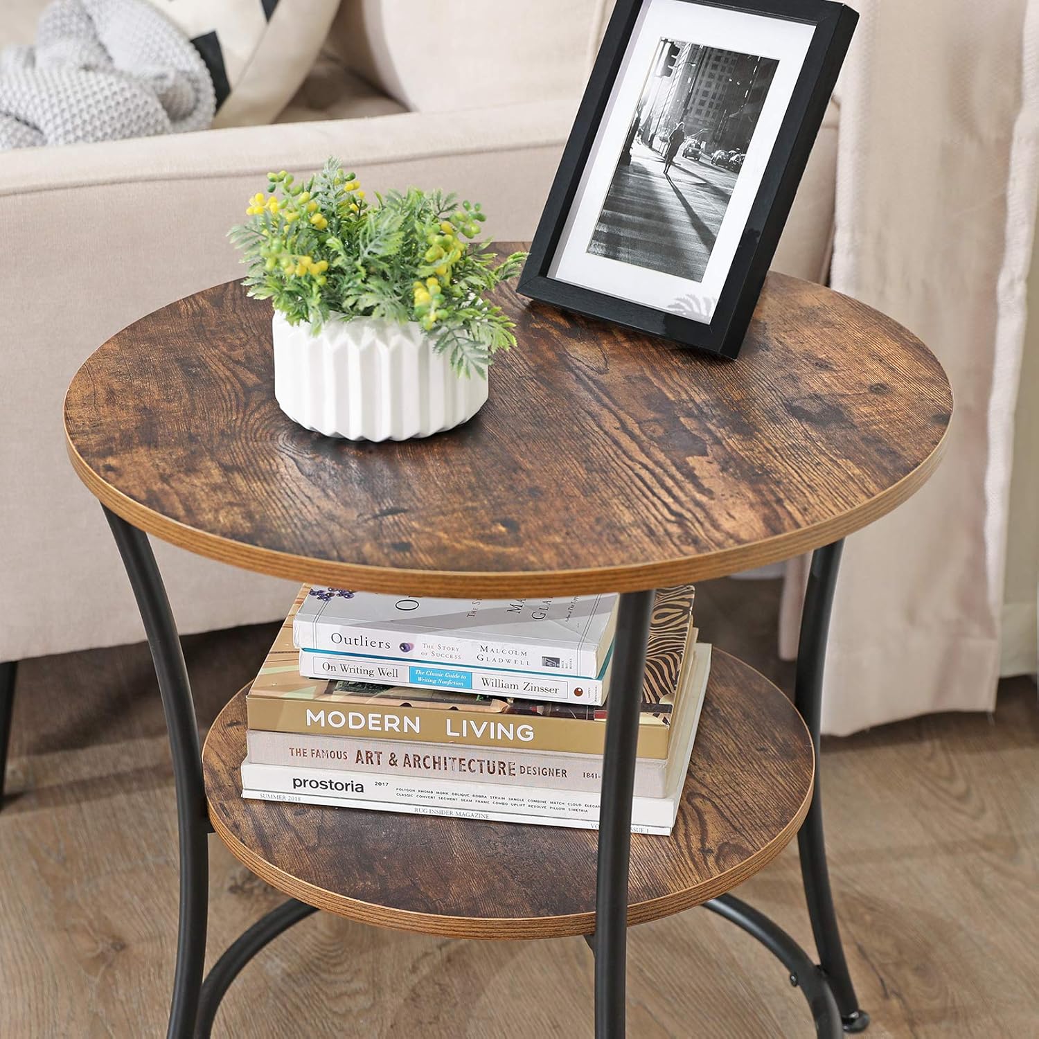 VASAGLE Side Table LET56BX