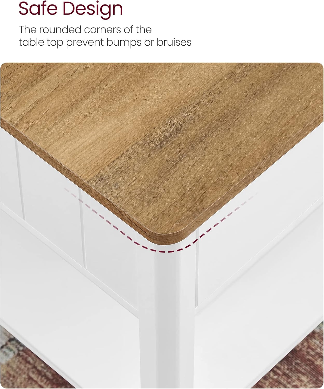 VASAGLE Coffee Table LCT207T14