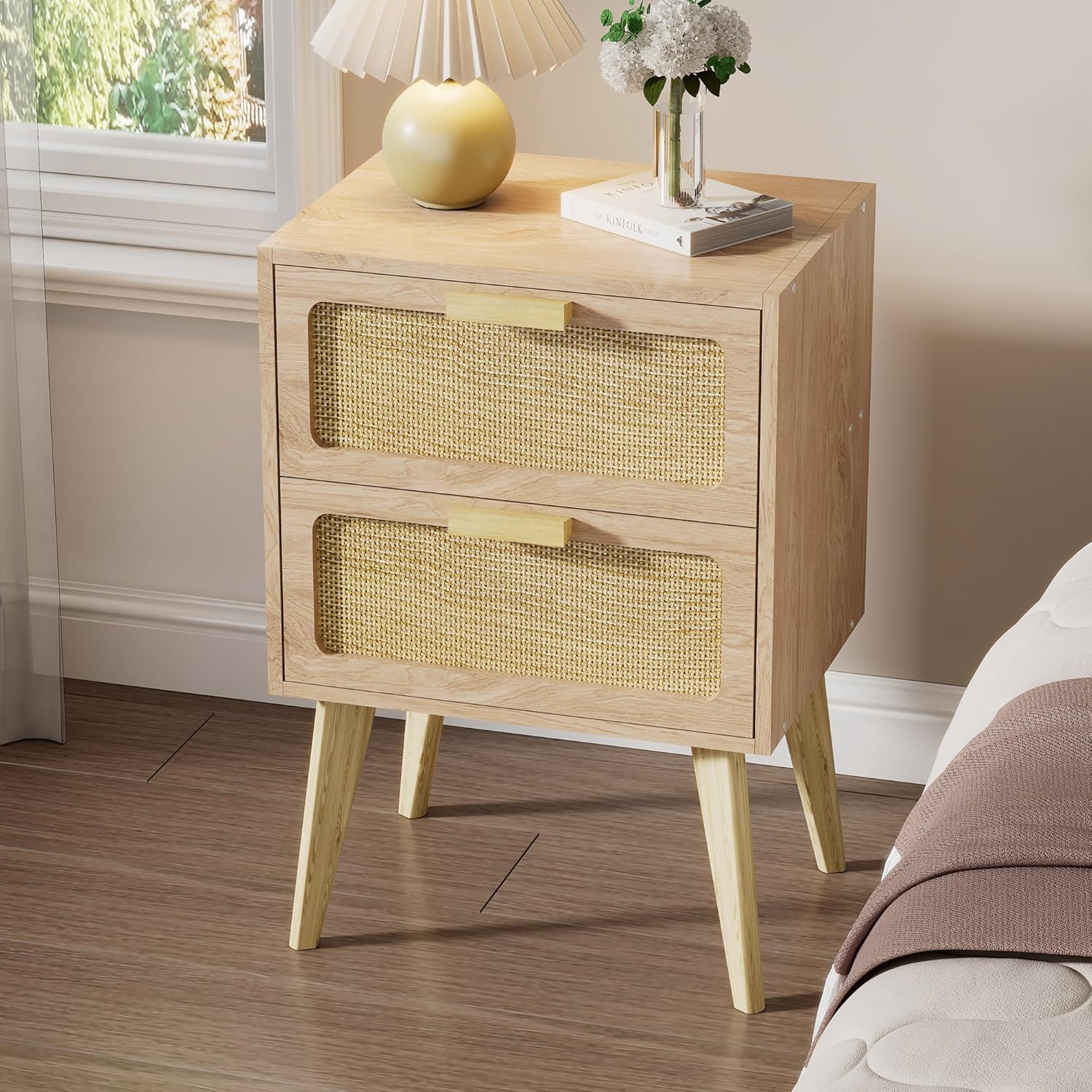 Rattan Side Table