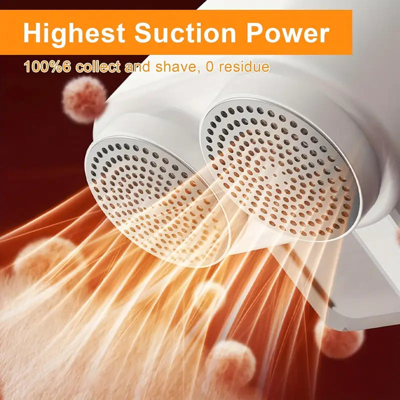 Dual-Head Rechargeable Lint Remover
