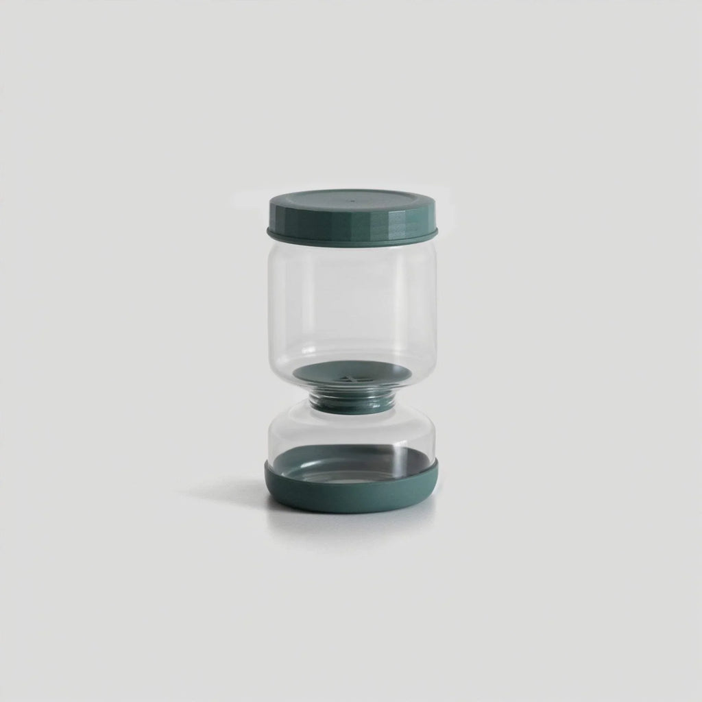 Flip-Over Glass Pickle Jar