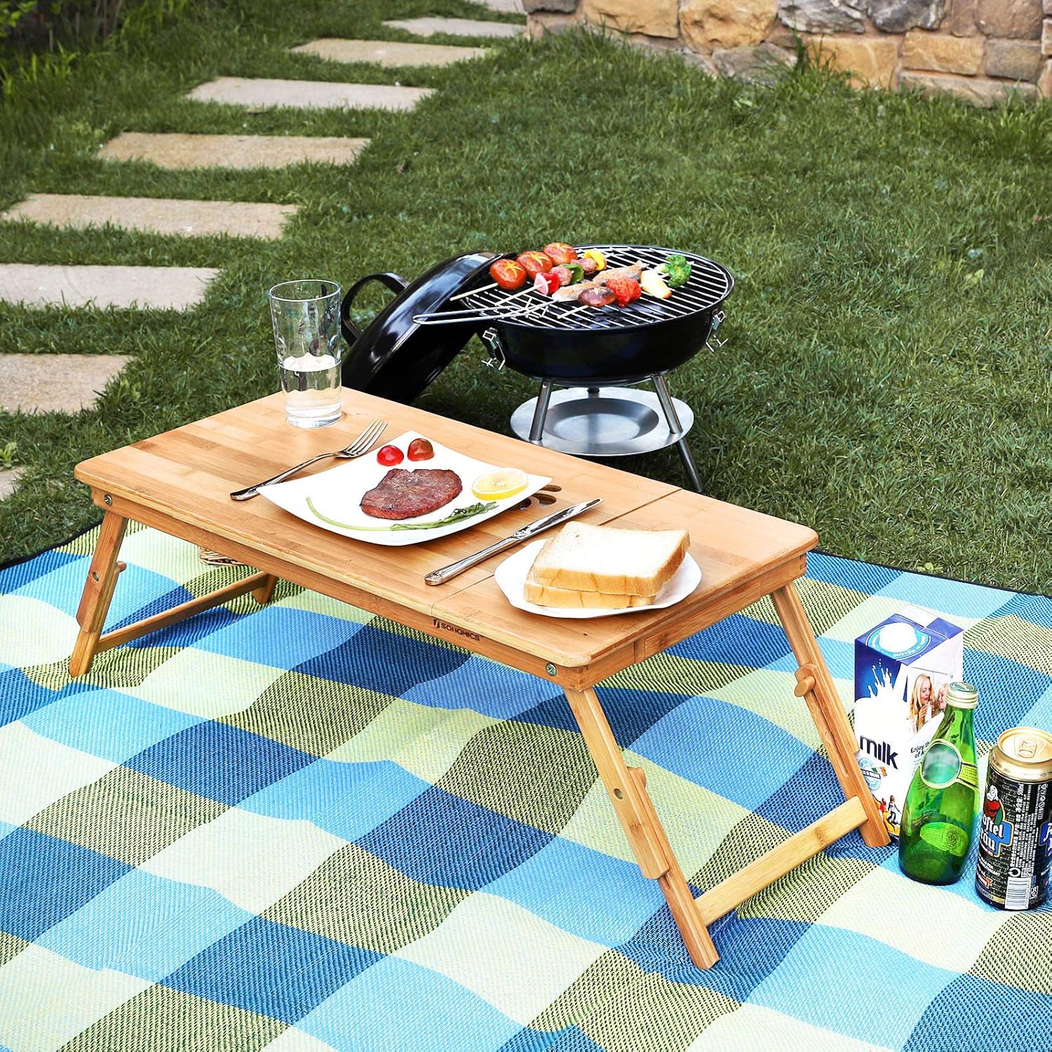 SONGMICS Bamboo Laptop Desk LLD004