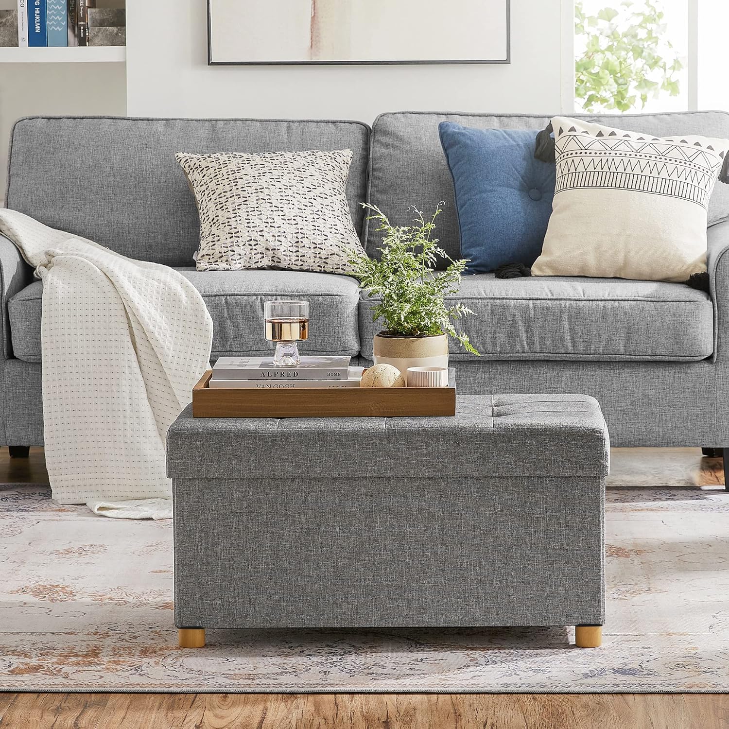 SONGMICS Storage Bench LSF16GYX