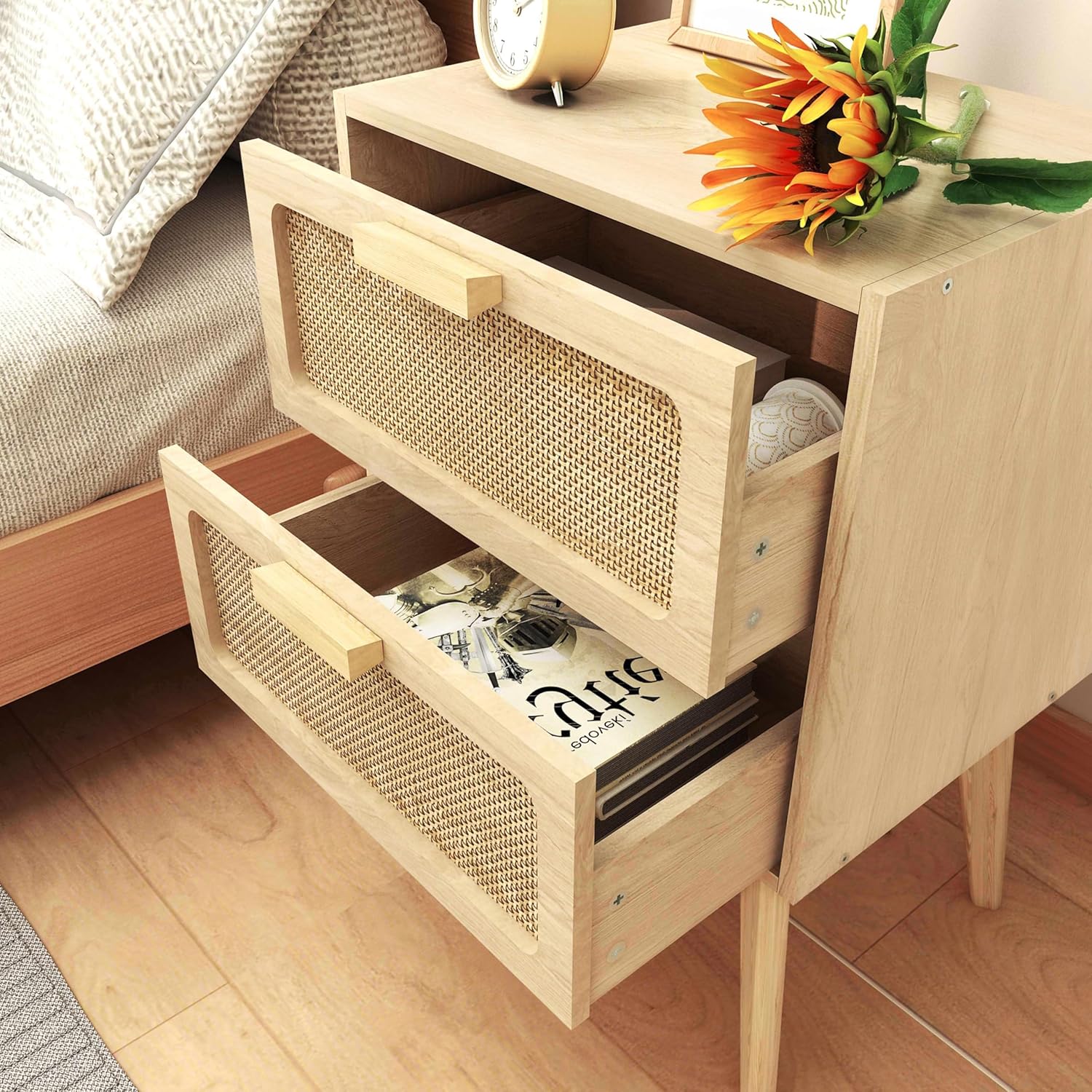 Rattan Side Table