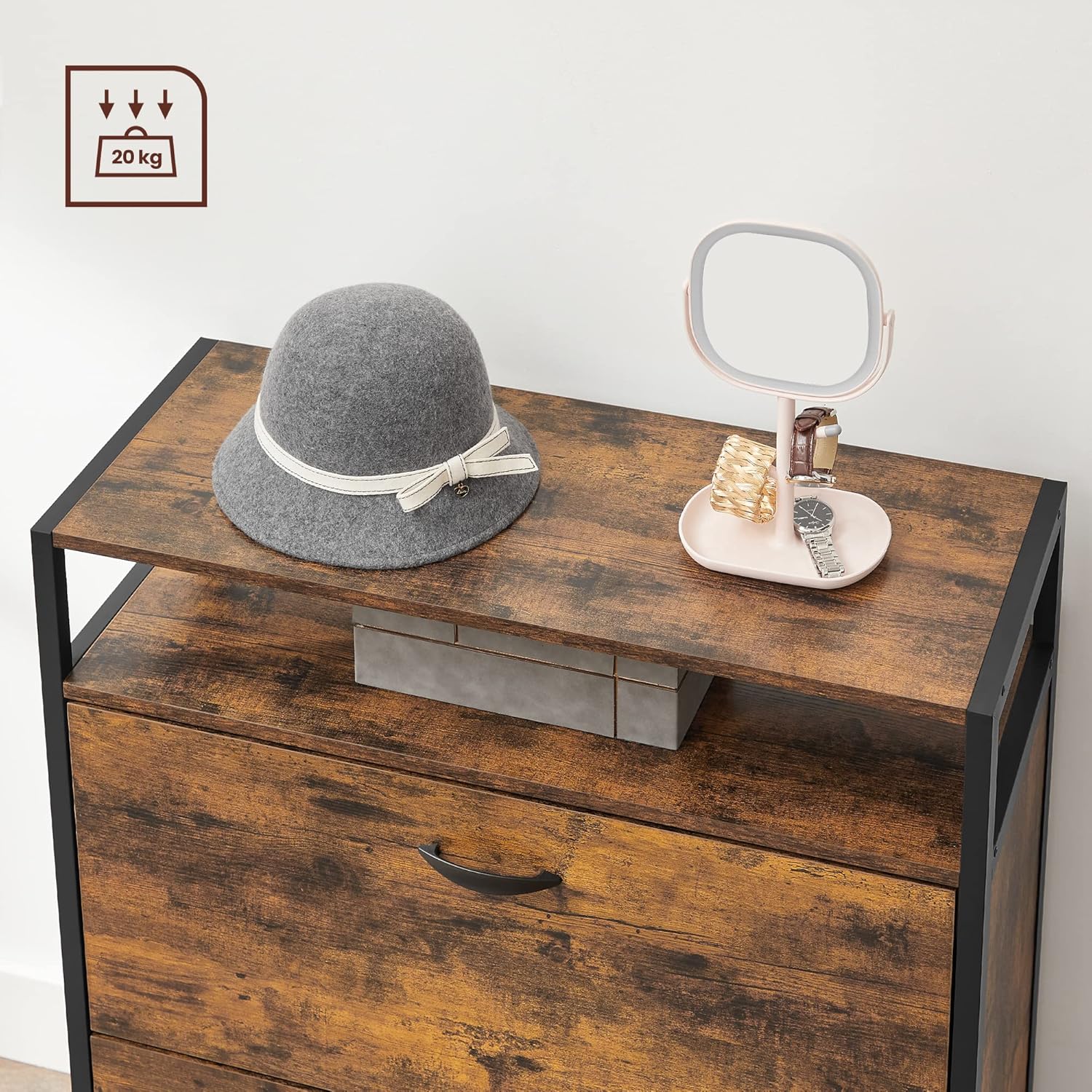 VASAGLE Narrow Shoe Cabinet