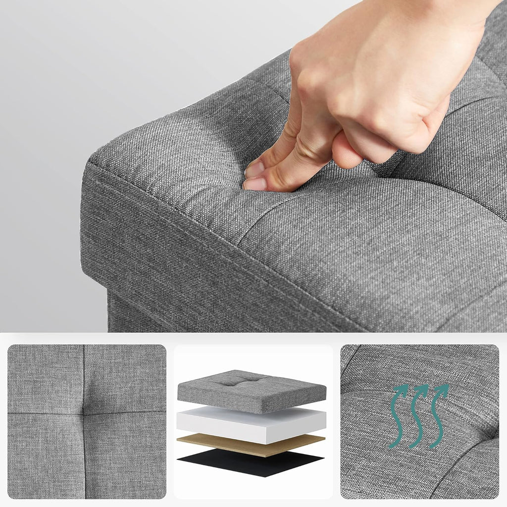 SONGMICS Storage Bench LSF16GYX