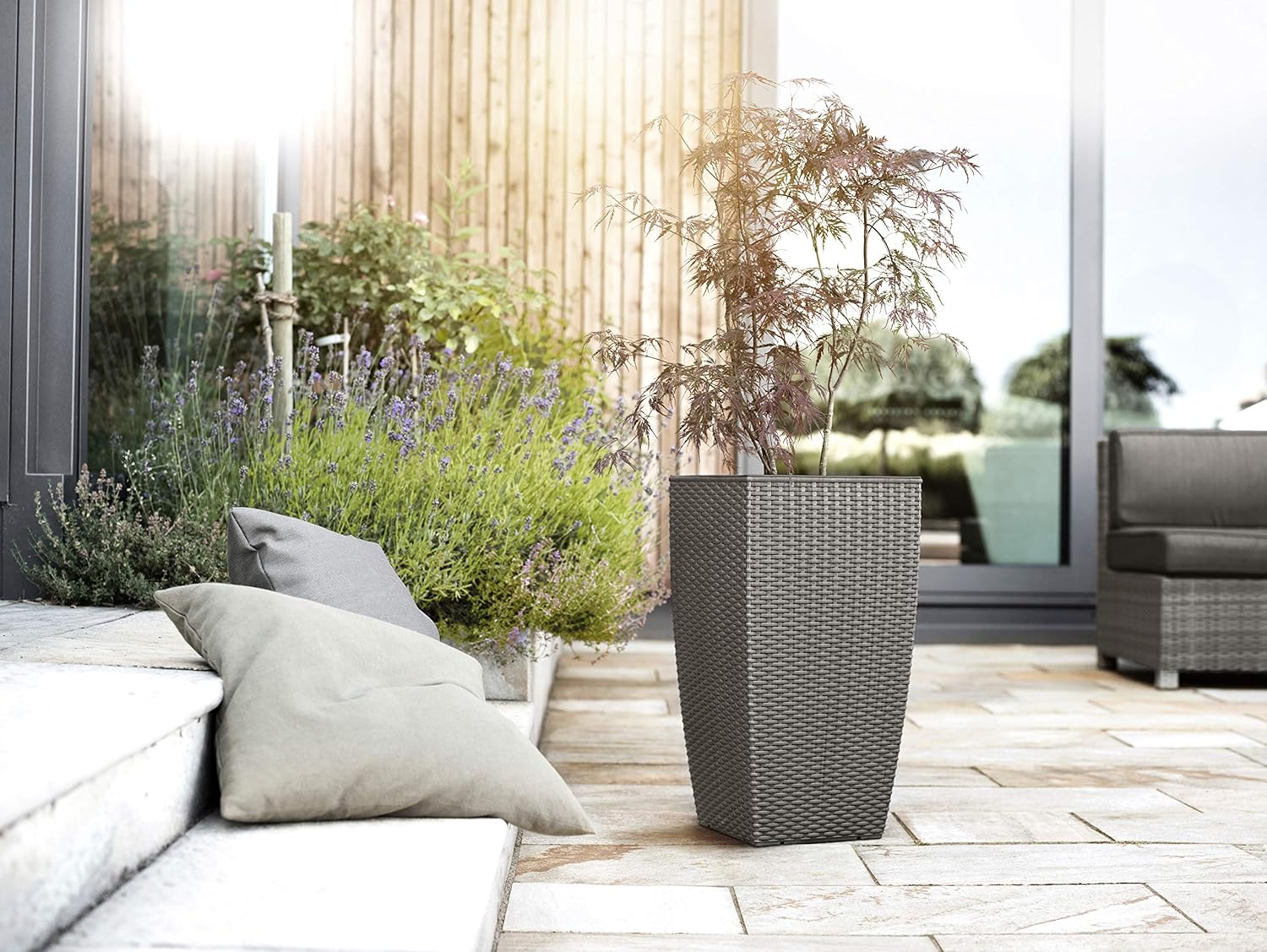 Emsa Casa Mesh Outdoor Planter Self-Watering System