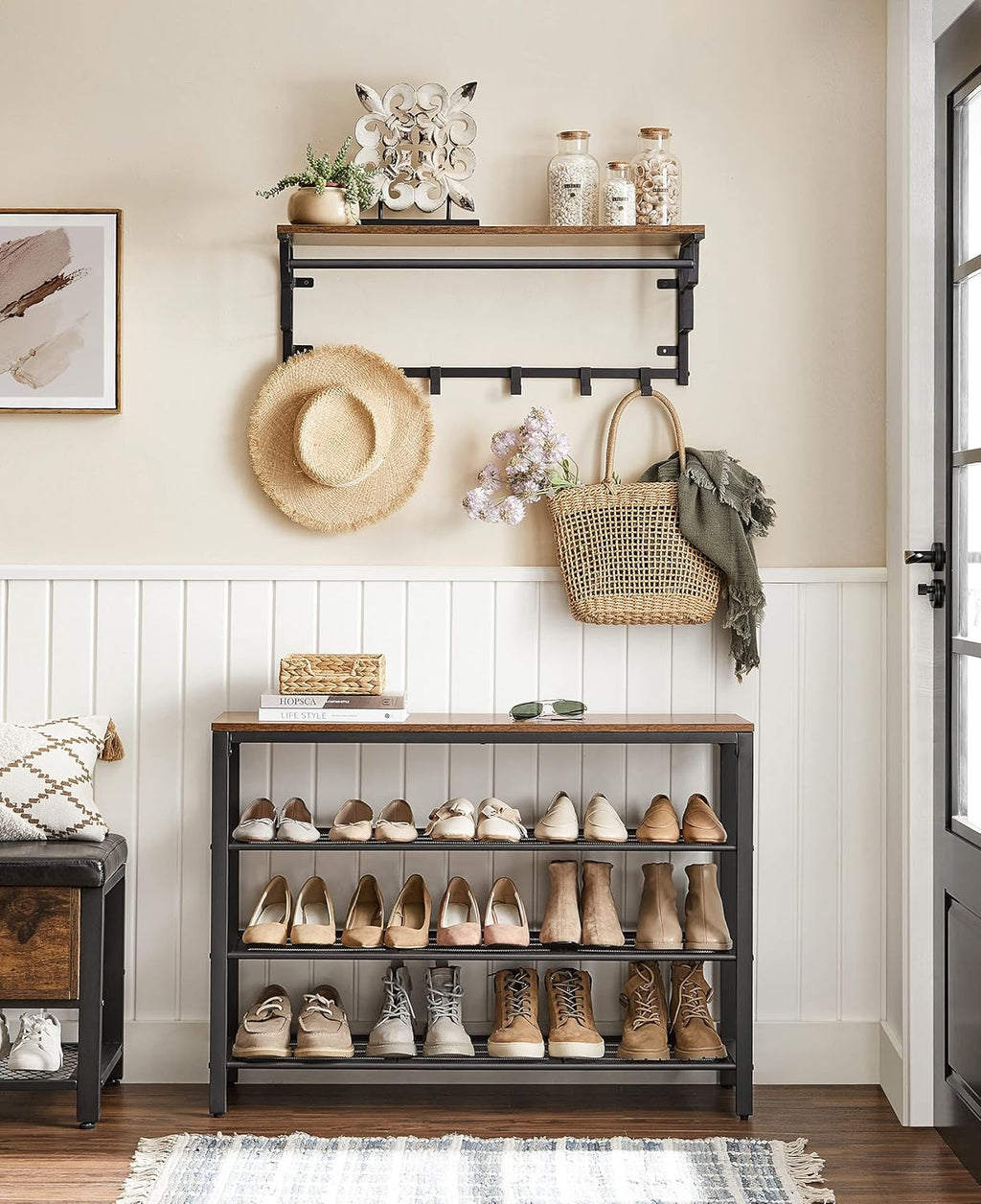 VASAGLE Shoe Rack LBS14BX