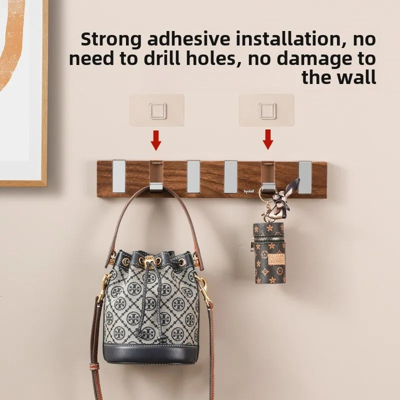 Piano Key Style Foldable Wall Rack