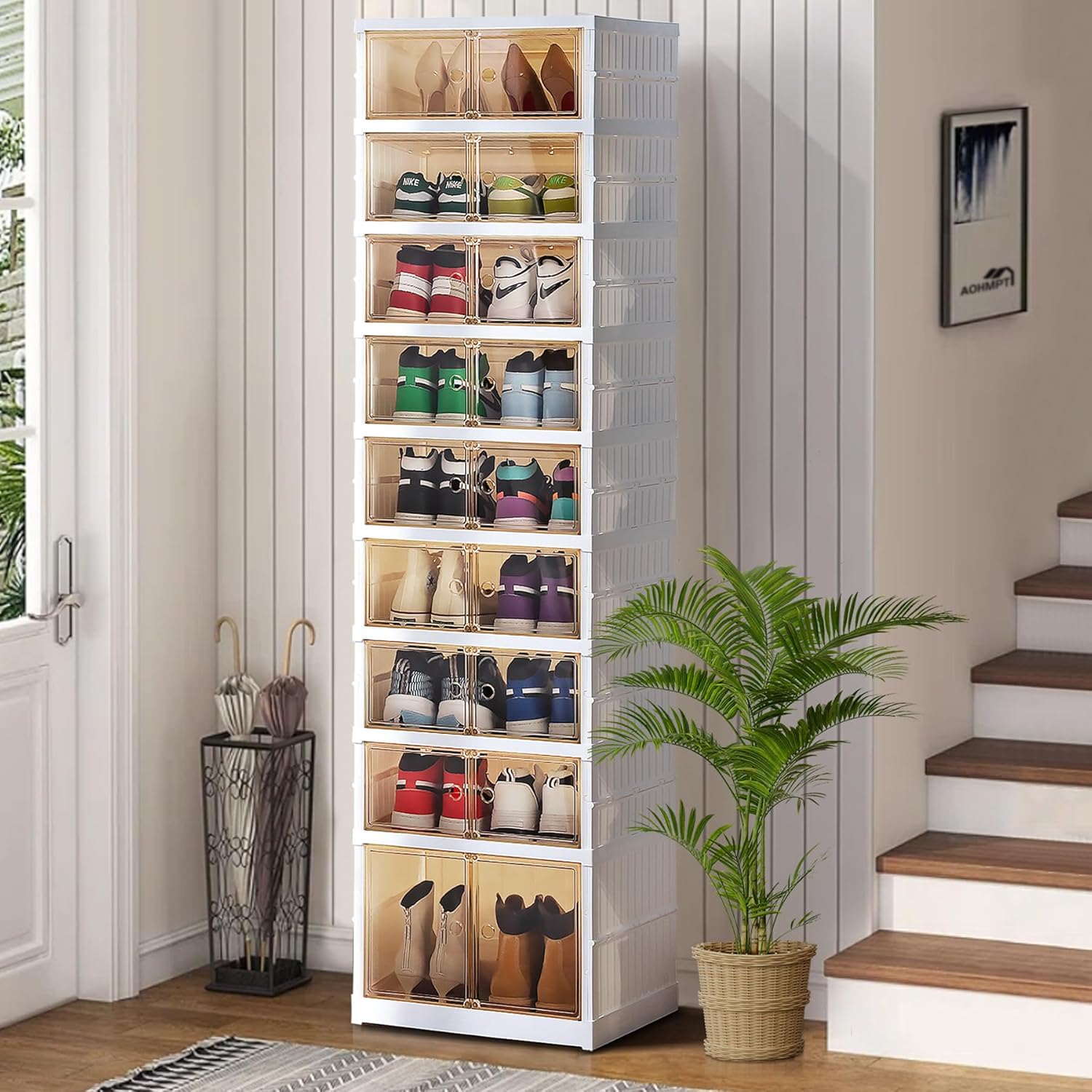 Foldable Shoe Rack Organizer