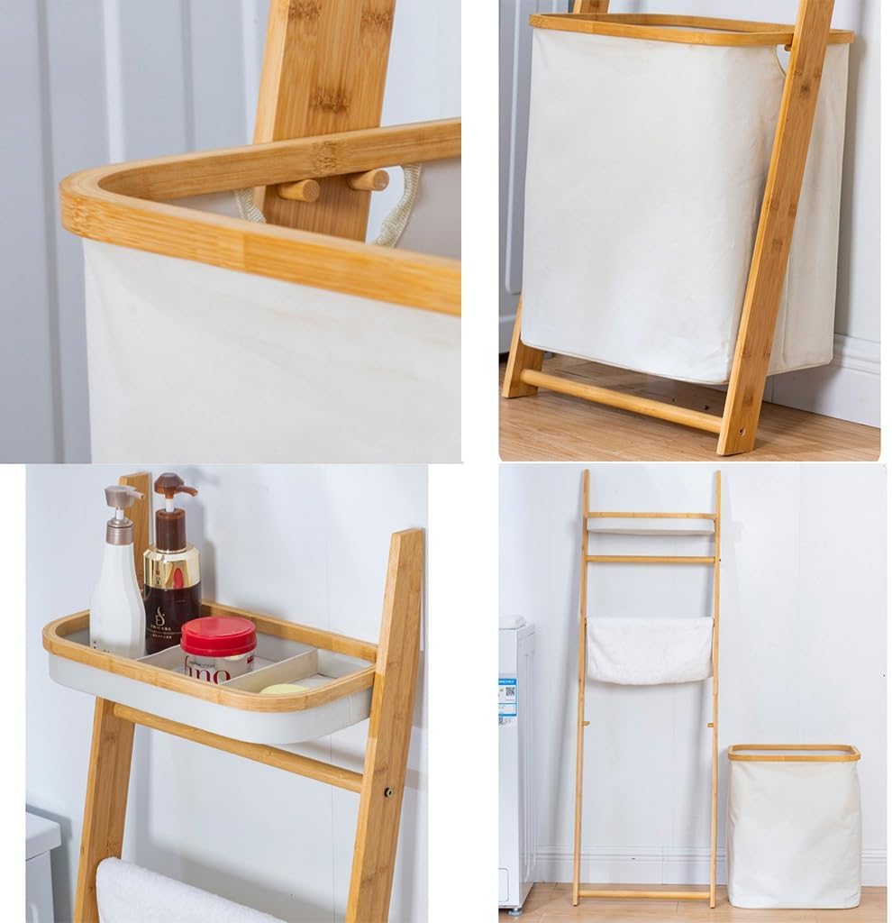 Bamboo Hanging Laundry Basket