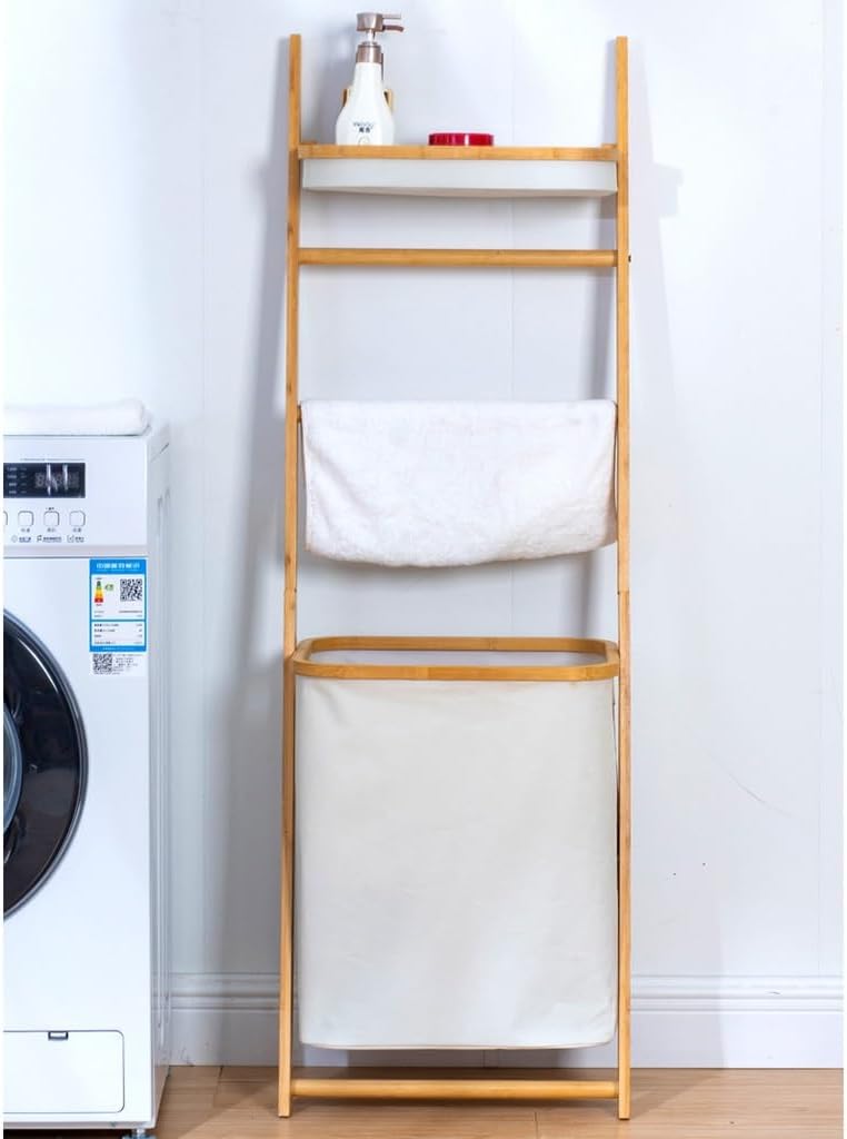 Bamboo Hanging Laundry Basket