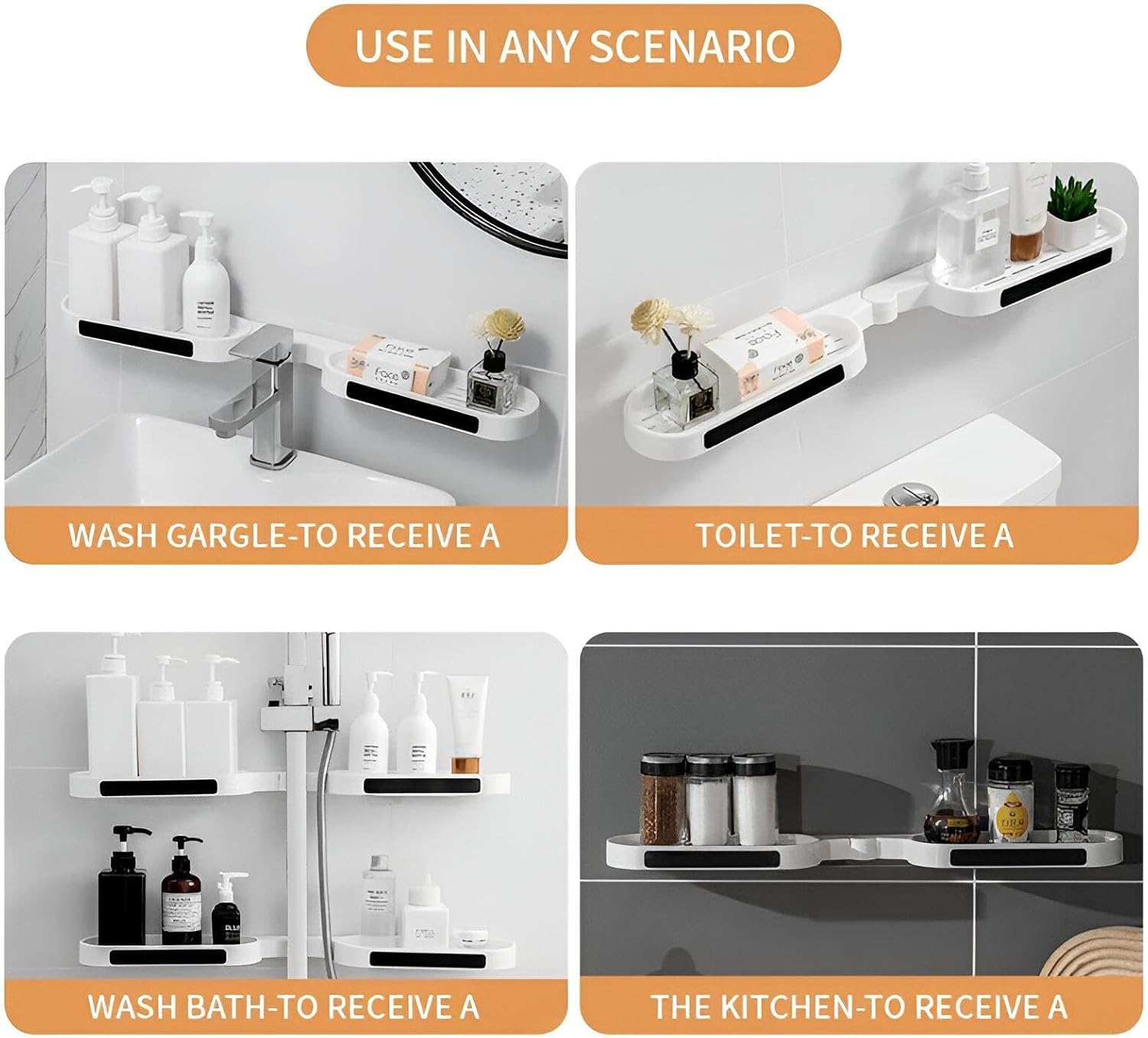 Multi-Use Rotatable Shelf